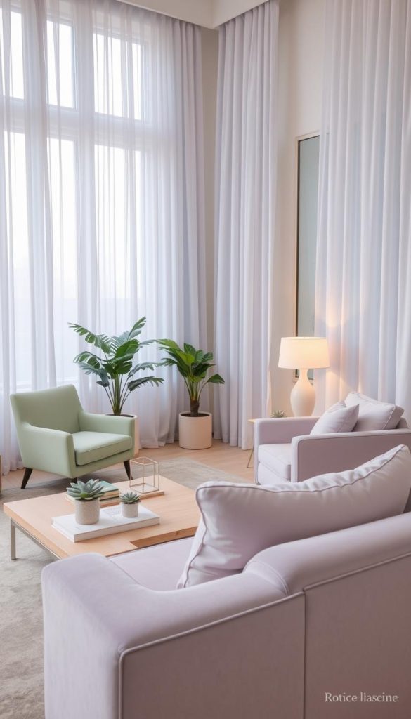 soft pastel office furniture