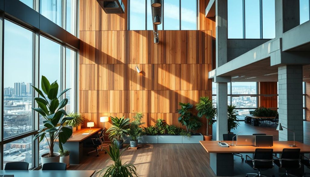 sustainable office construction materials