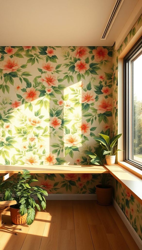 sustainable office wallpaper