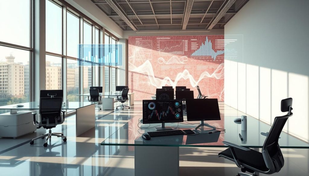 tech-infused workspace