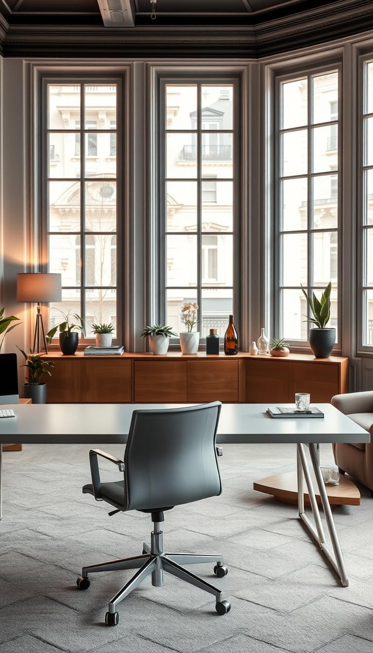 Parisian Chic Office