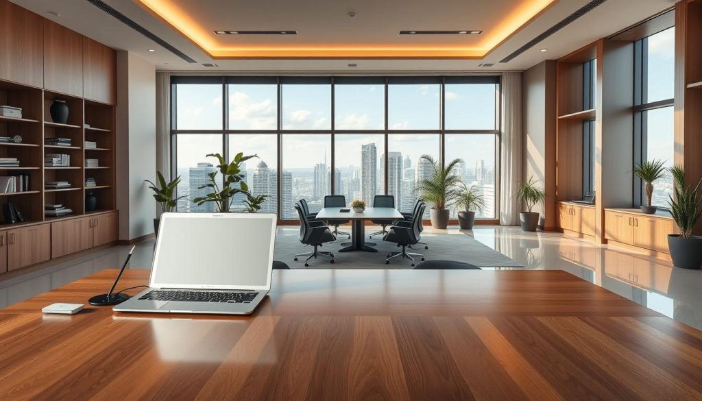 upscale workspace design