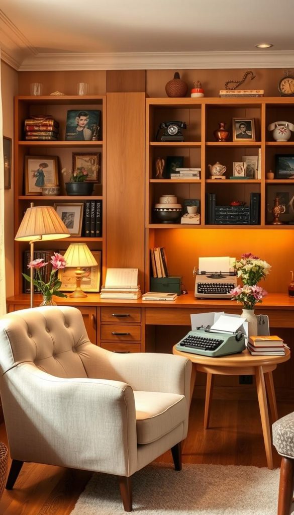 vintage office decor