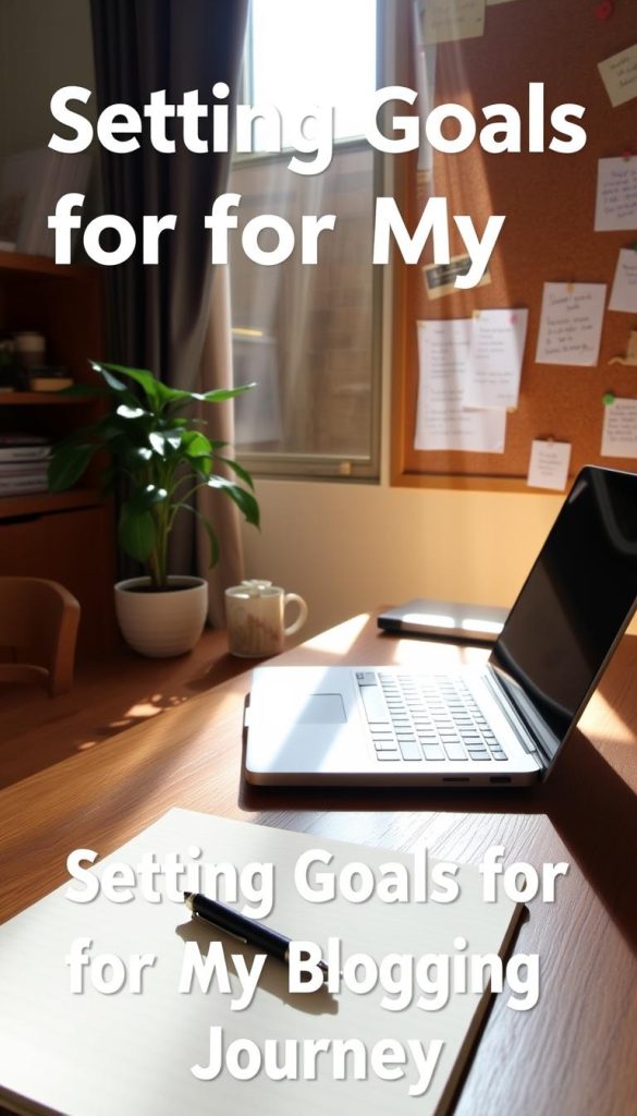 work from home blogging goals