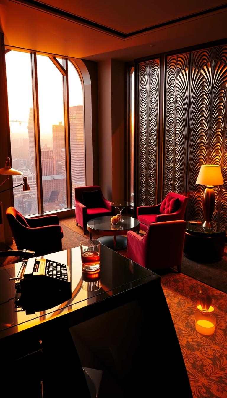 Art Deco Glam Office