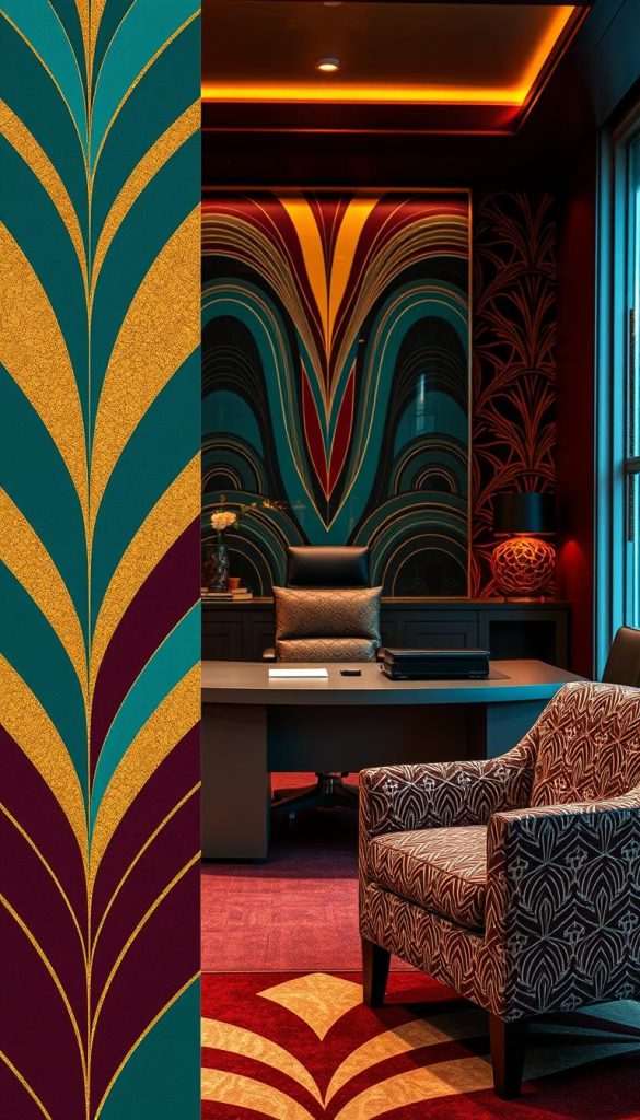 Art Deco color schemes