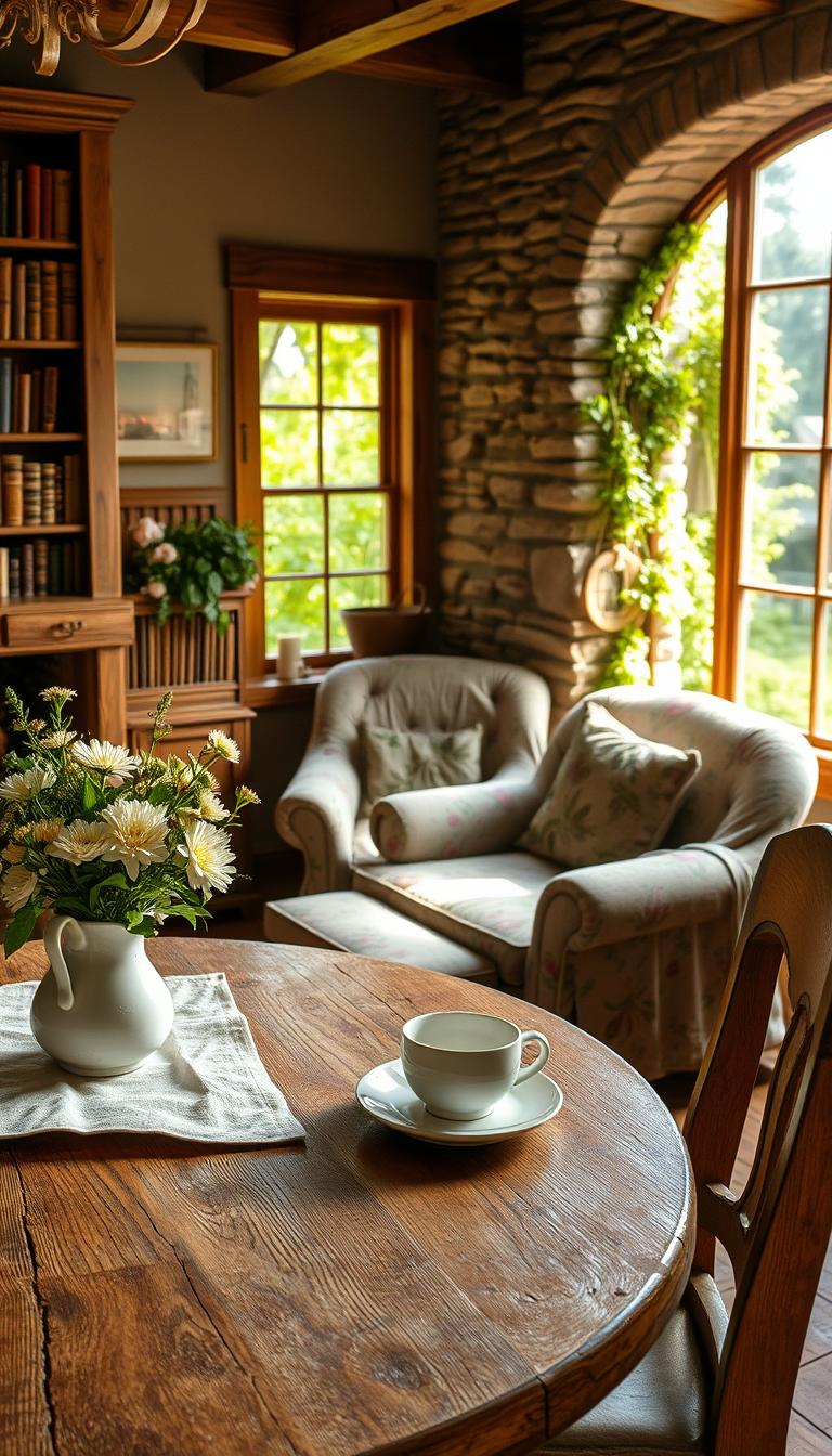 Cottagecore-Inspired Office