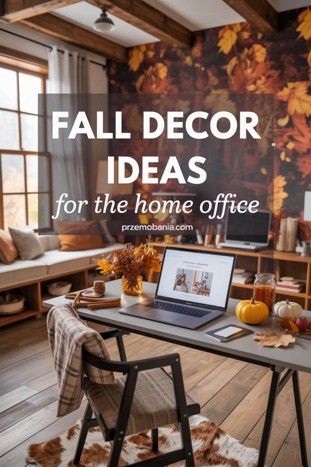 Fall Decor Ideas for the Home Office pin