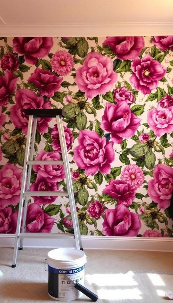 Floral Wallpaper Installation Tips