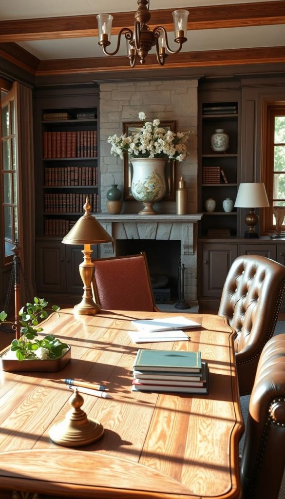 French Country home office furniture