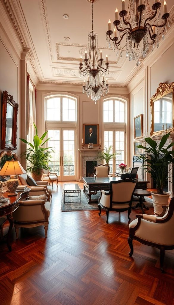 French-inspired office design