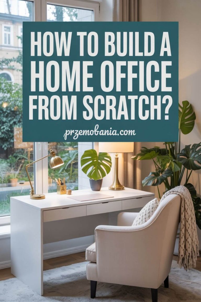 How to Build a Home Office from Scratch?