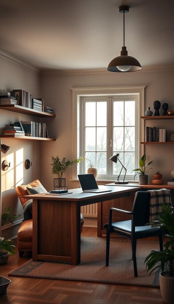 Masculine Scandinavian Office