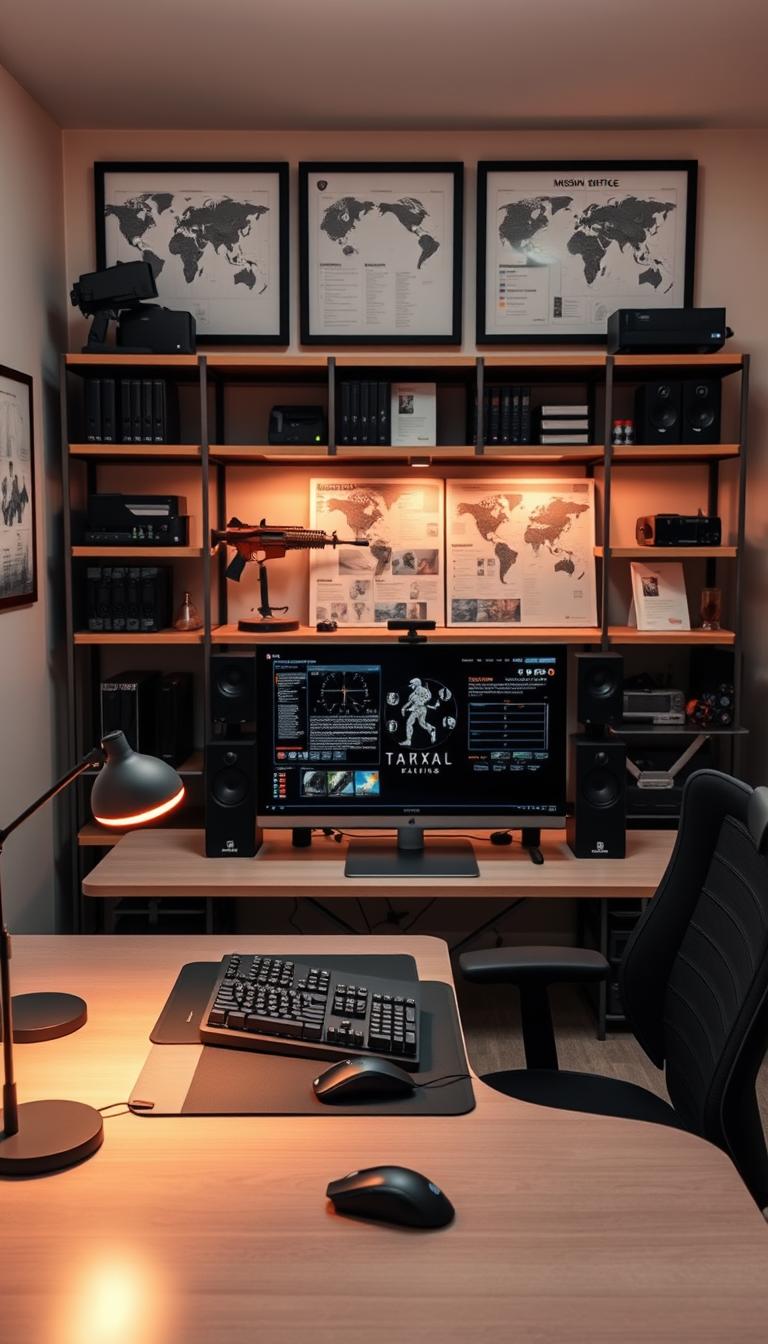 Military Inspired Office