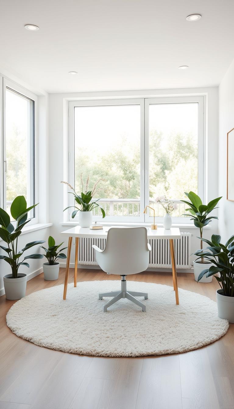 Minimalist Feminine Office