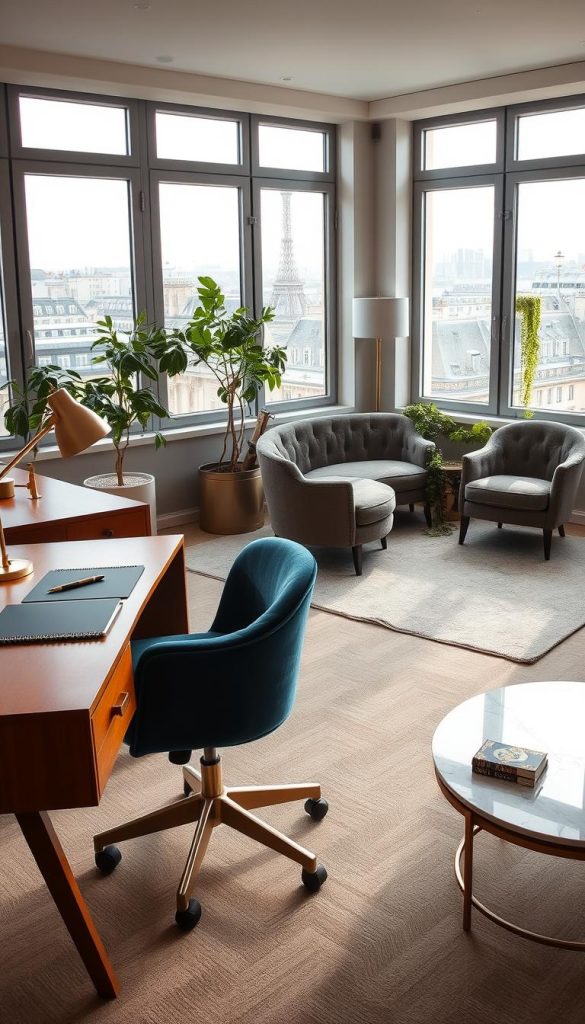 Parisian Chic office decor ideas