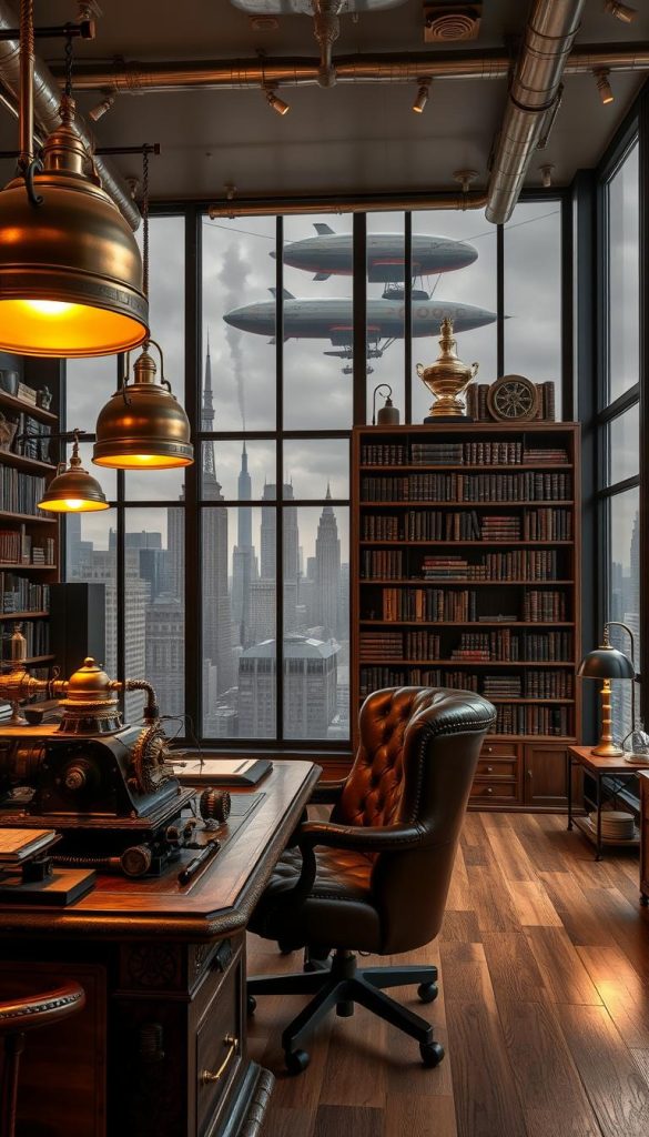 Steampunk Office Design