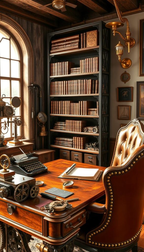 Steampunk office furniture