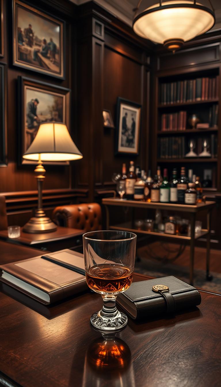 Whiskey & Bourbon Theme Office