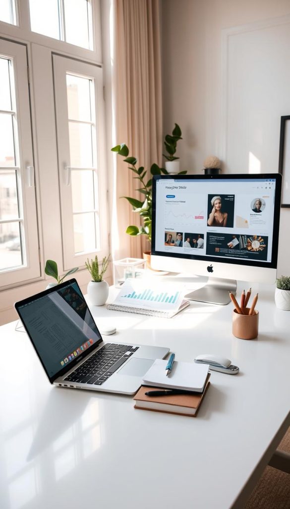 blogging dashboard organization