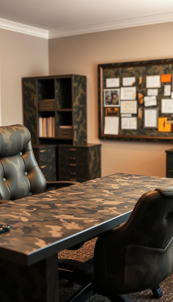 camouflage office furniture