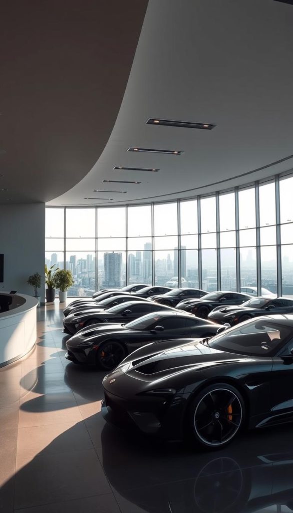 car showroom office design