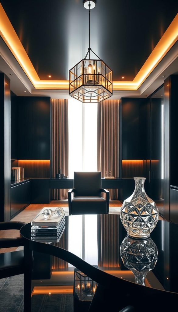 chic home office accents
