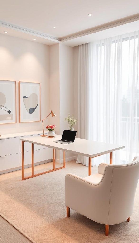 chic home office decor
