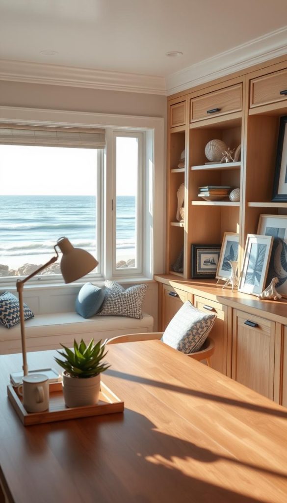 coastal office decor