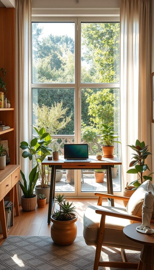 eco-friendly workspace