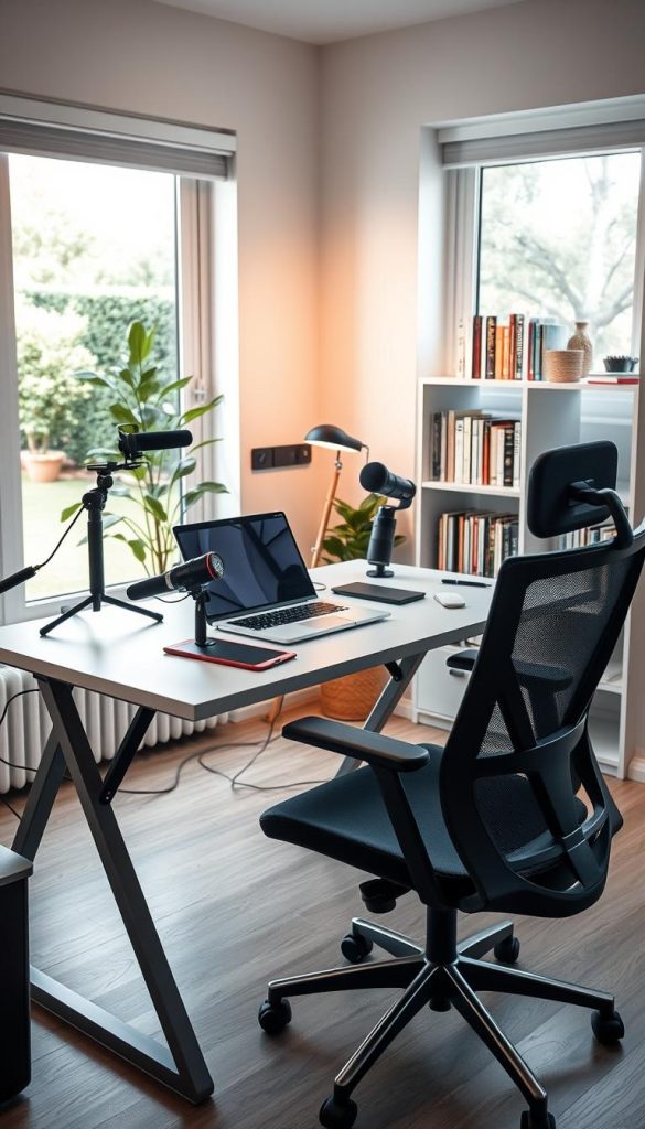 effective blogging routines in home office