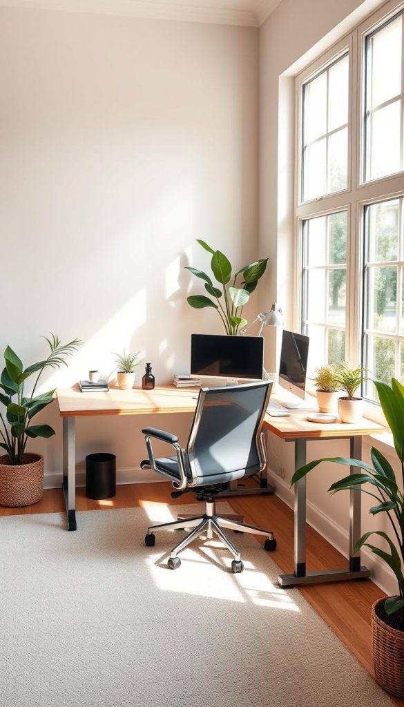 ergonomic workspace