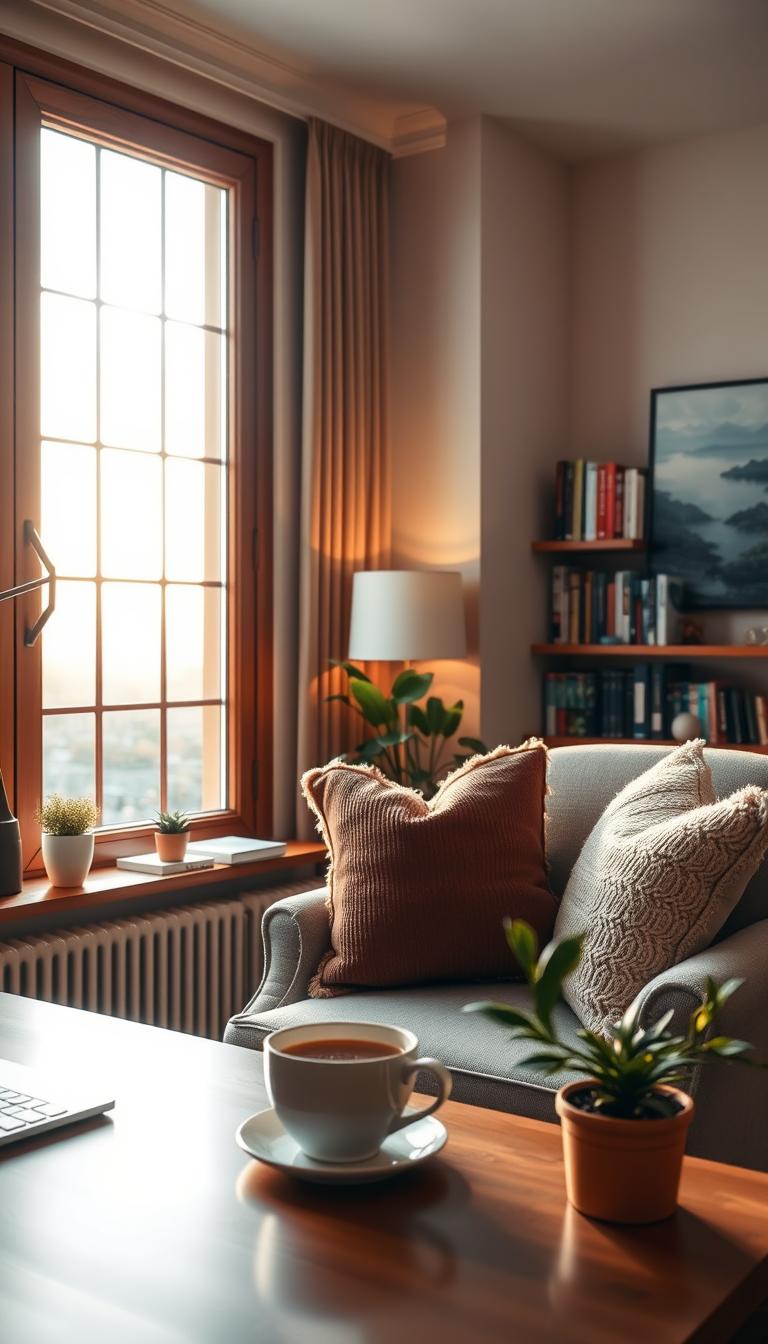 escape stress working from home blogging
