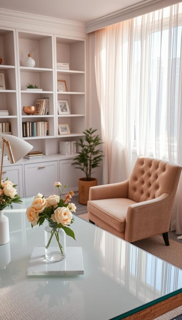 feminine office design