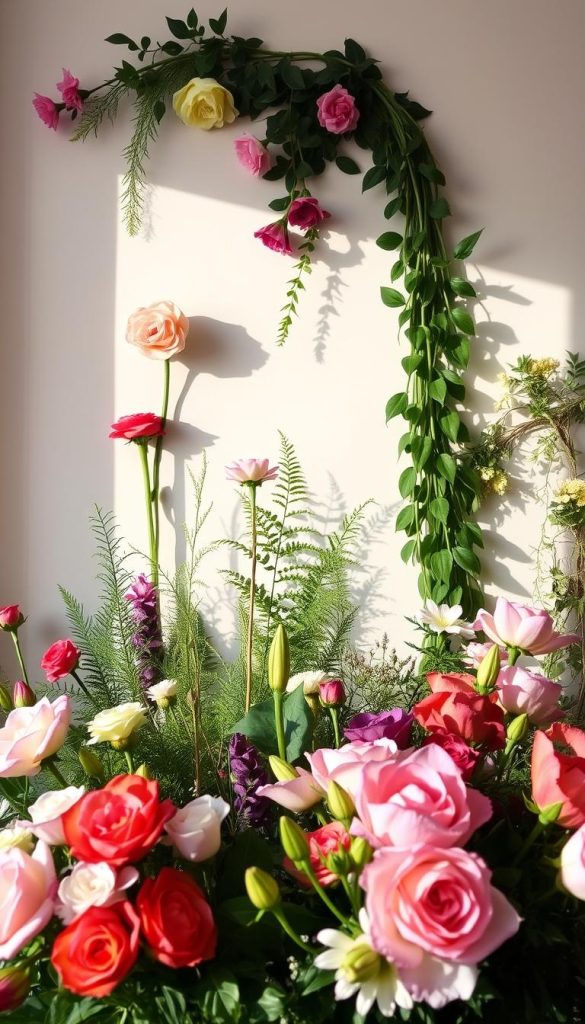floral gallery wall care