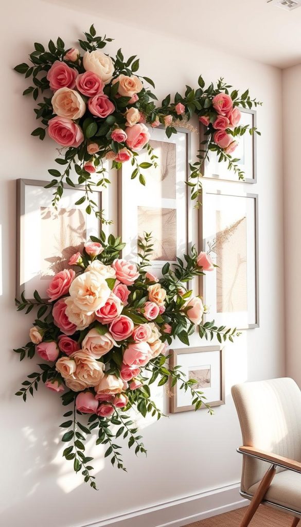floral office wall design