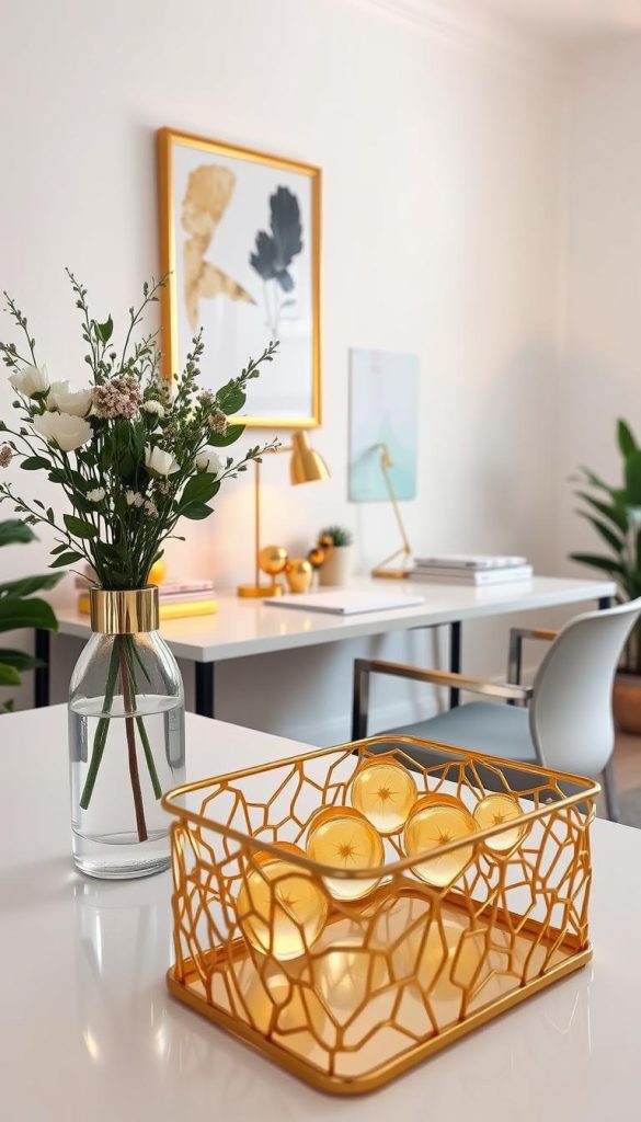 gold decor DIY projects