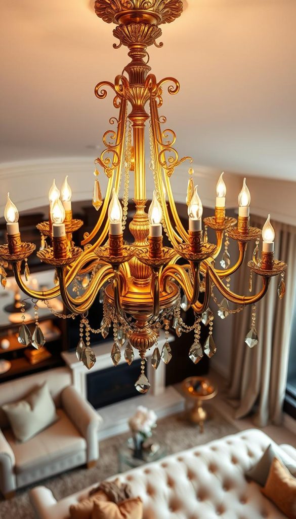 gold light fixtures