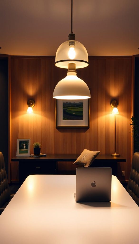 golf office lighting inspiration
