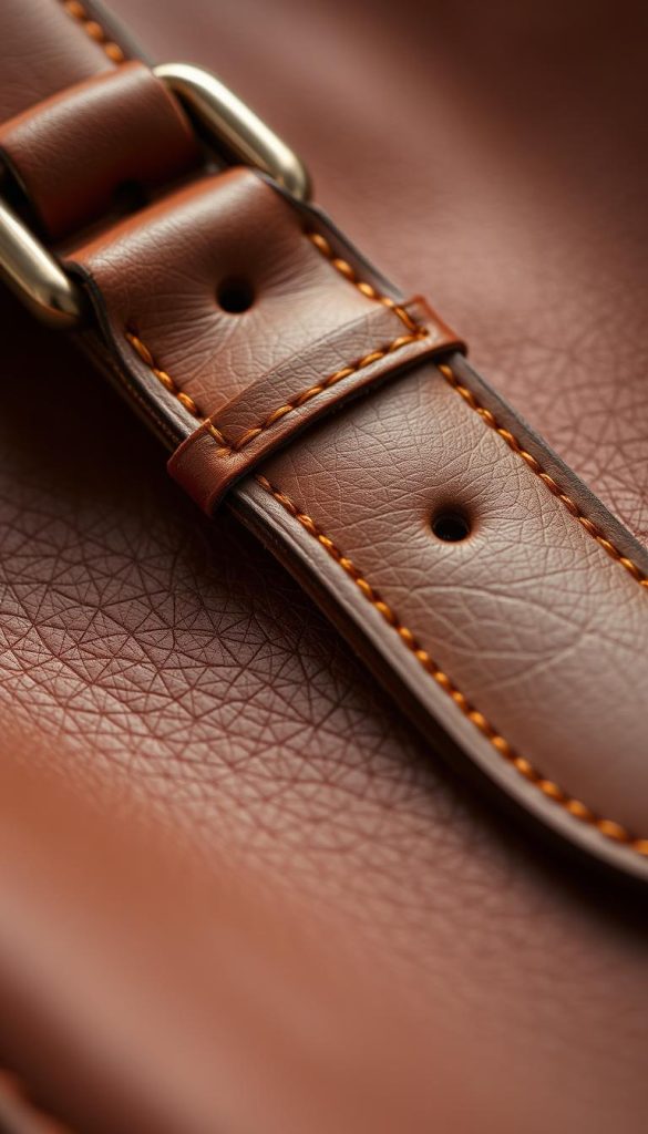 leather detailing