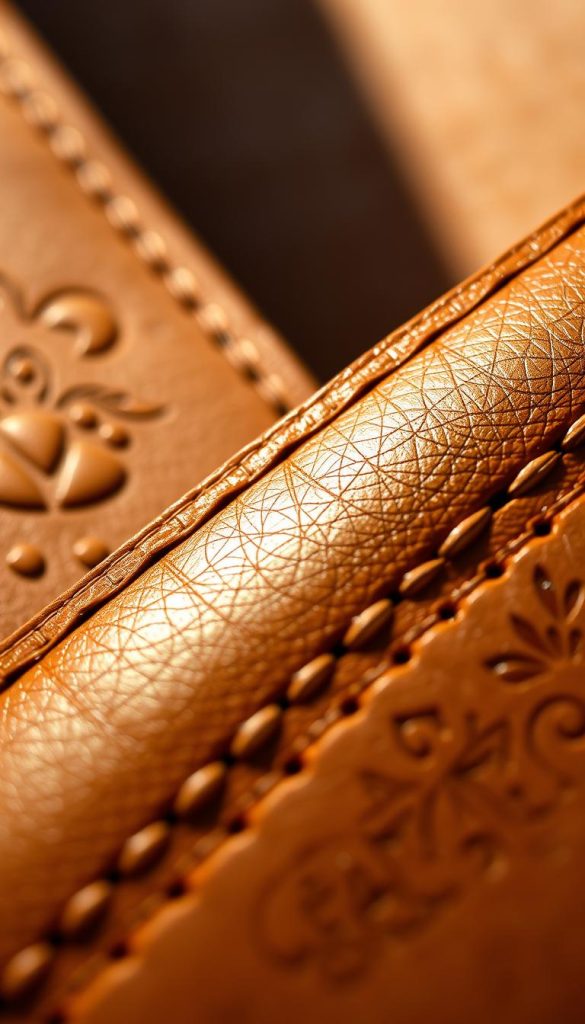 leather detailing