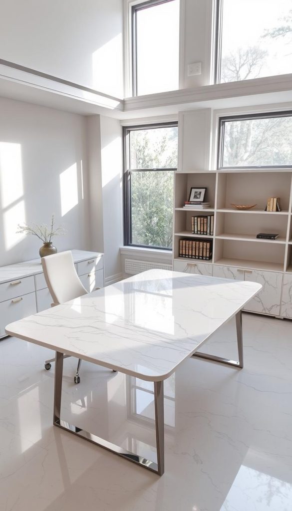 marble office furniture