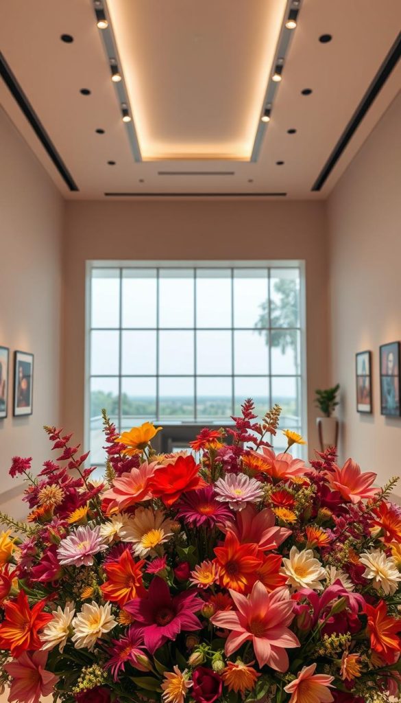 modern floral art gallery