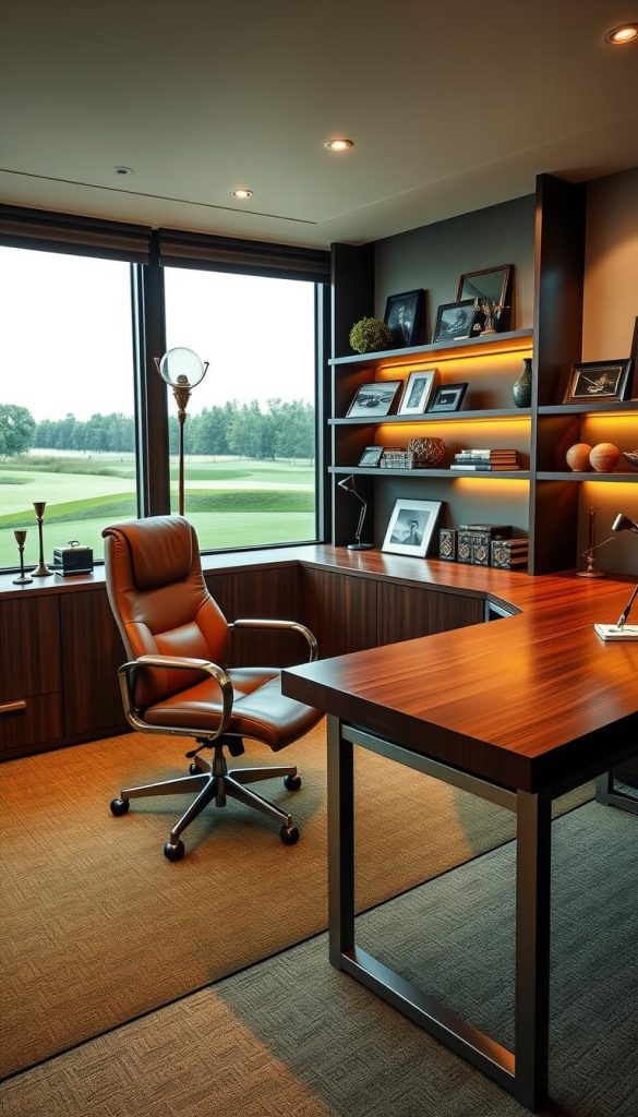 modern golf office decor