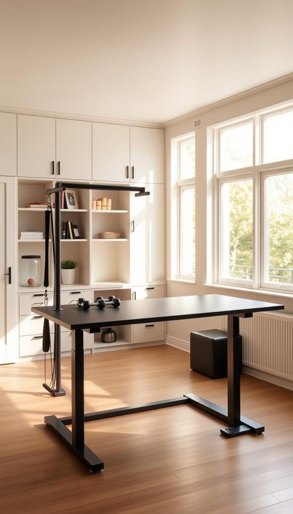 multifunctional gym office combo
