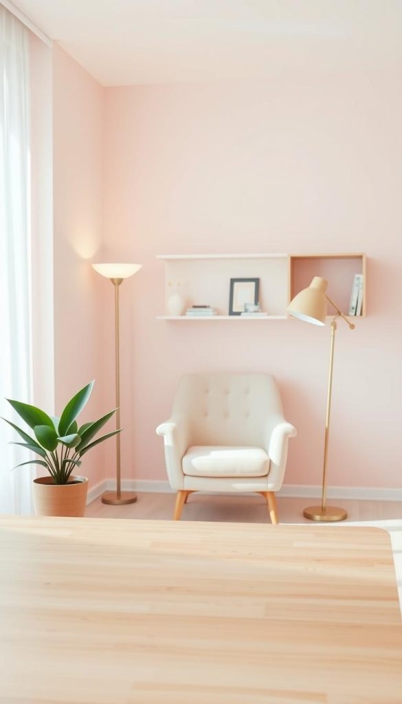 pastel color scheme