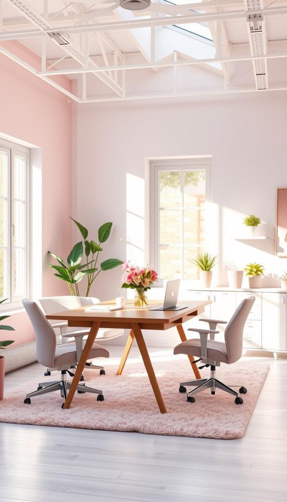 pastel office inspiration