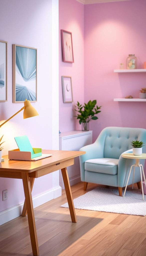pastel office inspiration