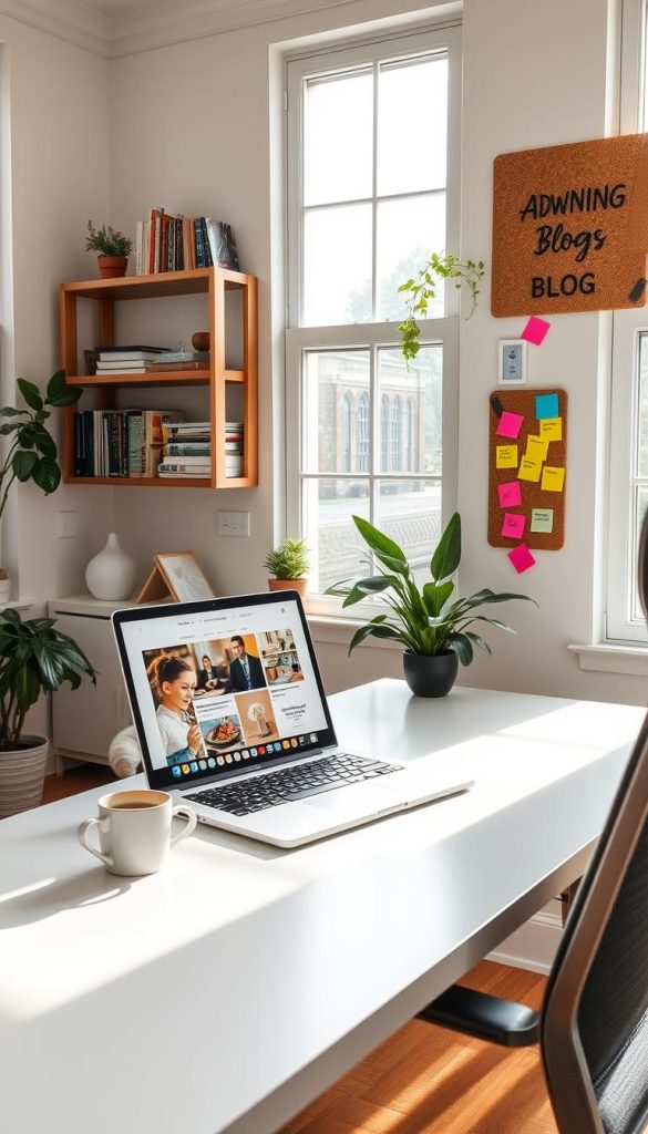 remote work blogging
