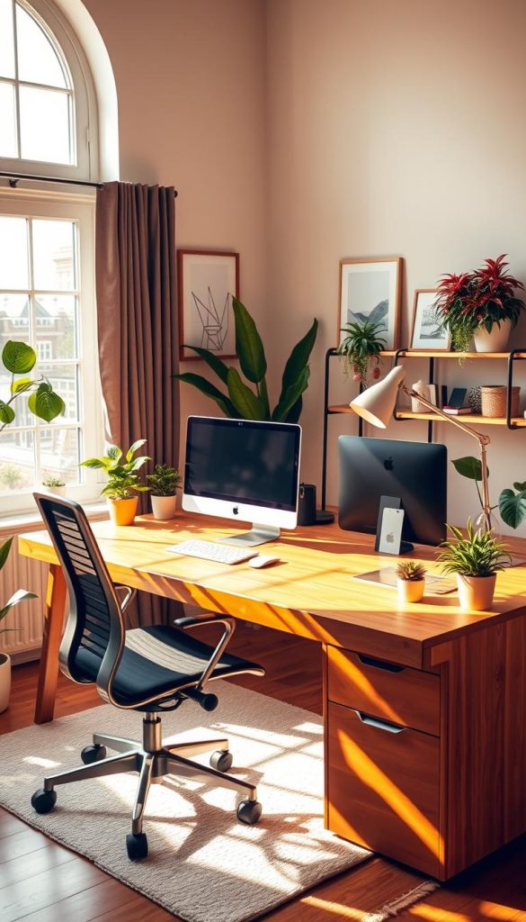 stylish blogger home office